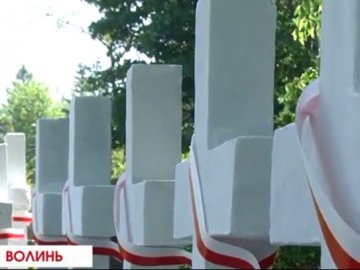 Волинь відвідали польські поліцейські, щоб прибрати могили колег