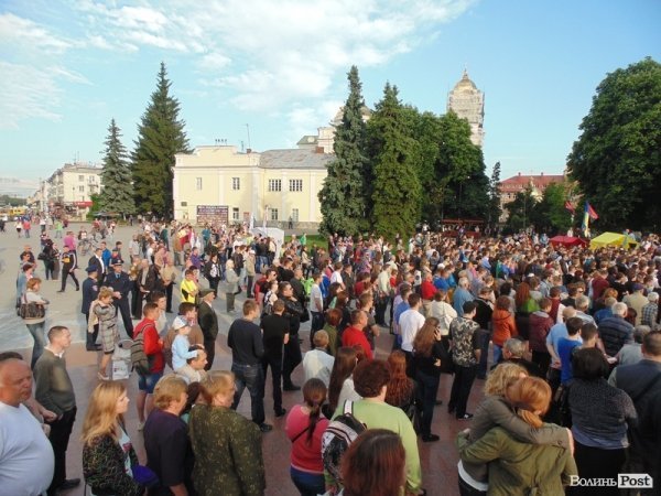 «Концерт» Олега Ляшка у Луцьку. ФОТО