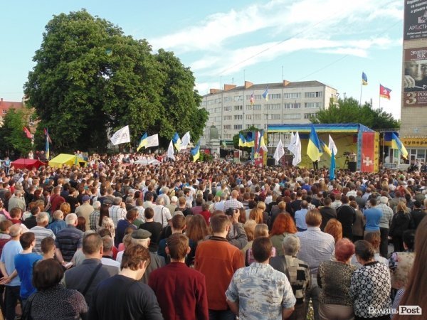 «Концерт» Олега Ляшка у Луцьку. ФОТО