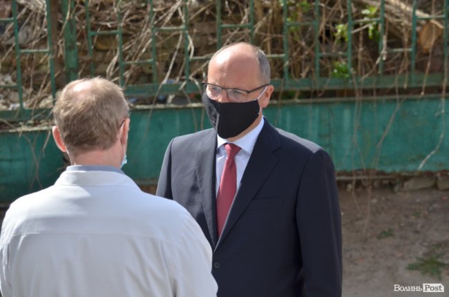 Парубій привіз допомогу медикам Волині, що в епіцентрі боротьби з коронавірусом. ФОТО