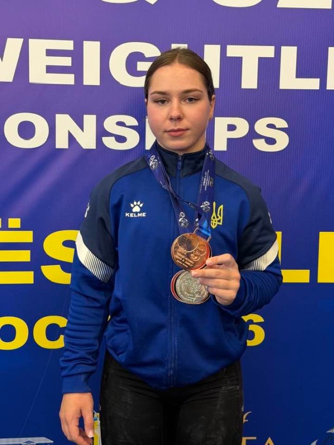 Волинянка здобула бронзу на чемпіонаті Європи з важкої атлетики. ФОТО