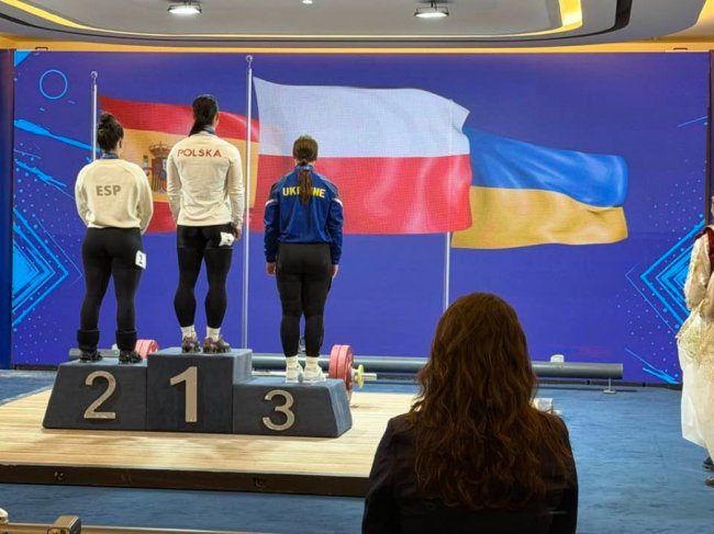 Волинянка здобула бронзу на чемпіонаті Європи з важкої атлетики. ФОТО