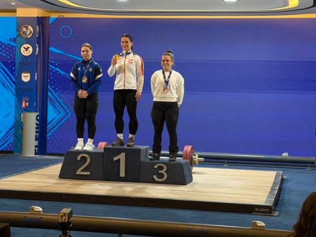 Волинянка здобула бронзу на чемпіонаті Європи з важкої атлетики. ФОТО