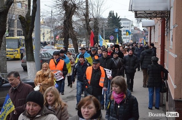 Пікет міліції та прокуратури в Луцьку. ФОТО