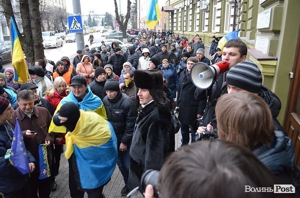 Пікет міліції та прокуратури в Луцьку. ФОТО