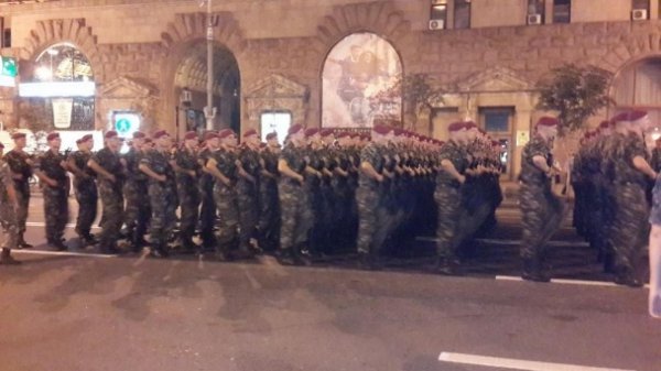 Репетиція військового параду в Києві. ФОТО