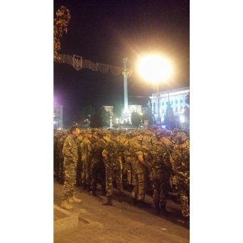 Репетиція військового параду в Києві. ФОТО