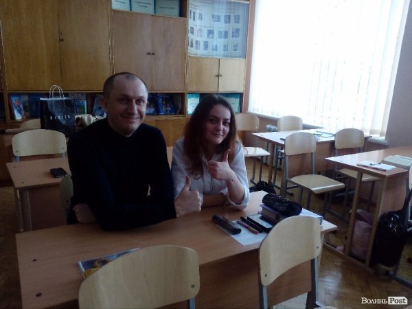 Луцький депутат провів відкритий урок у школі