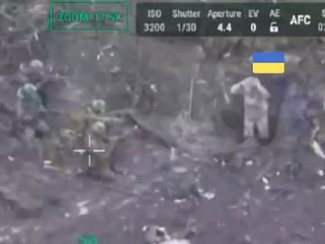 З’явилося відео розстрілу українських військових, які здавалися в полон