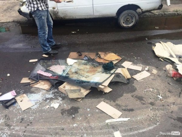 ДТП на Набережній у Луцьку. ФОТО