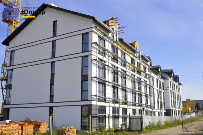 У другому будинку ЖК «Юпітер» — у розпалі внутрішні роботи*