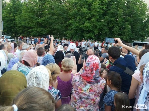 Як лучани зустрічали Філарета. ФОТО. ВІДЕО