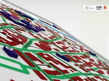 У Луцьку показали першу в Україні карту для незрячих