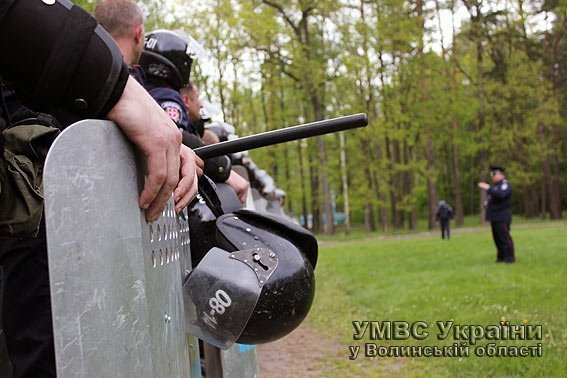 Волинська міліція підготувалася до можливих провокацій на 9 травня. ФОТО