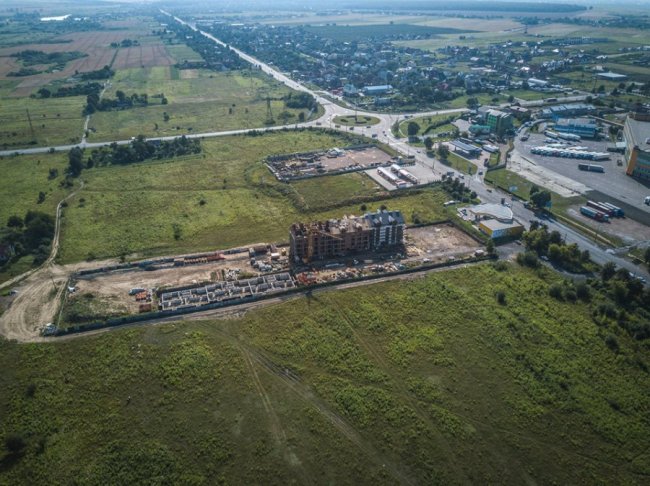 Луцький ЖК «Юпітер» з висоти пташиного польоту. ФОТО*