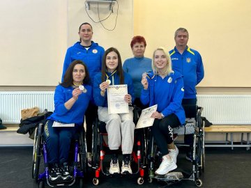 Волинянка завоювала бронзу на чемпіонаті України з фехтування на візках