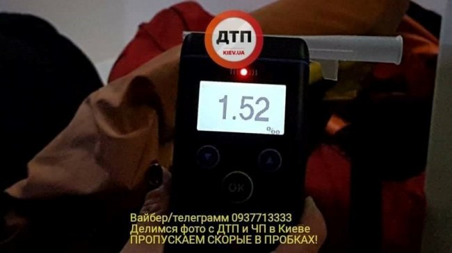 У Києві п'яний суддя намагався втекти з місця аварії