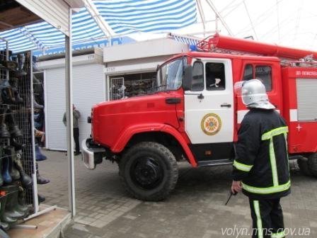 Луцькі ринки не готові до пожеж, – МНС