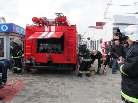 Луцькі ринки не готові до пожеж, – МНС