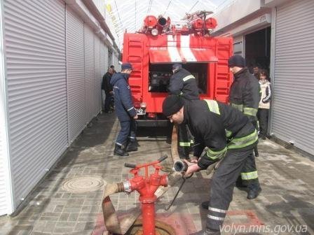 Луцькі ринки не готові до пожеж, – МНС