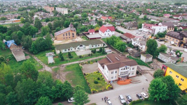 Показали фото волинського міста з висоти пташиного польоту. ФОТО