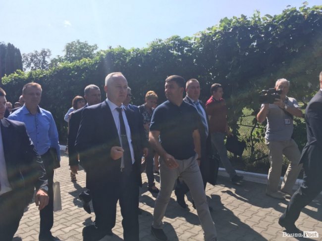 Гройсман прибув до Луцька. ФОТО