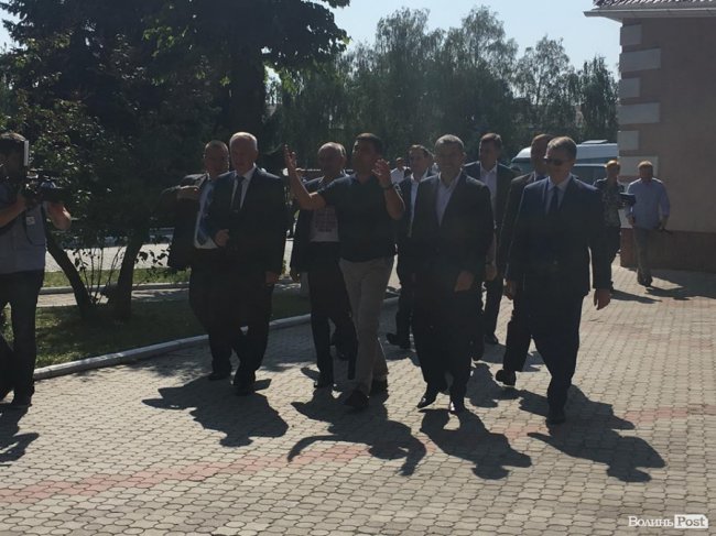 Гройсман прибув до Луцька. ФОТО