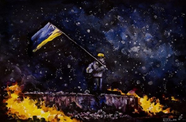 Художники, які малюють Майдан. ФОТО