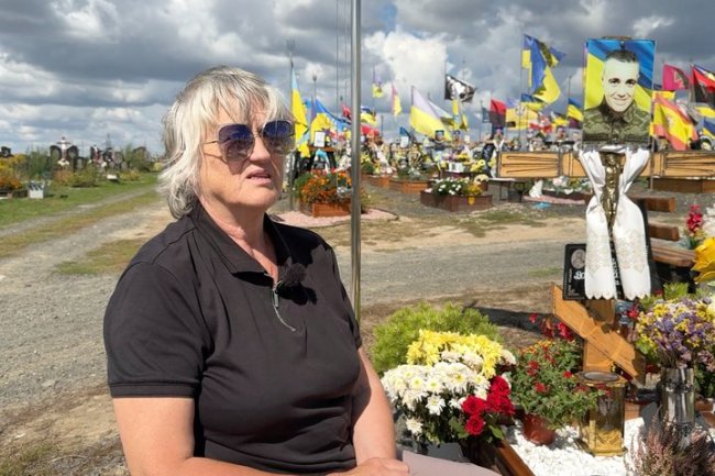Мама загиблого військовослужбовця Людмила Веремчук, Гаразджа, вересень 2026 року.