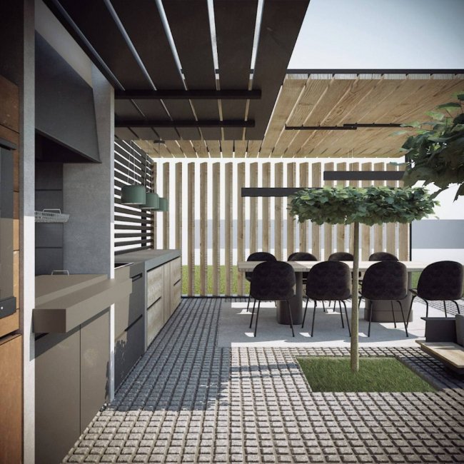 Дизайн-проєкт тераси та його втілення від KOMBINAT