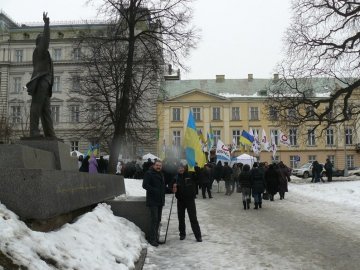 Волиняни підтримали мітинг підприємців у Львові  
