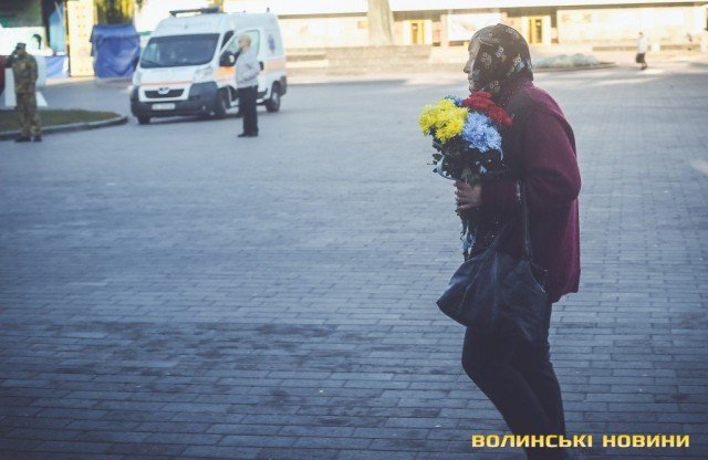 У Луцьку вшанували пам'ять про загиблих у війні на Сході України. ФОТО