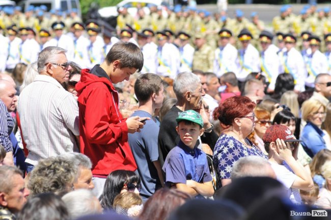 Фото випускного у військовому ліцеї в Луцьку