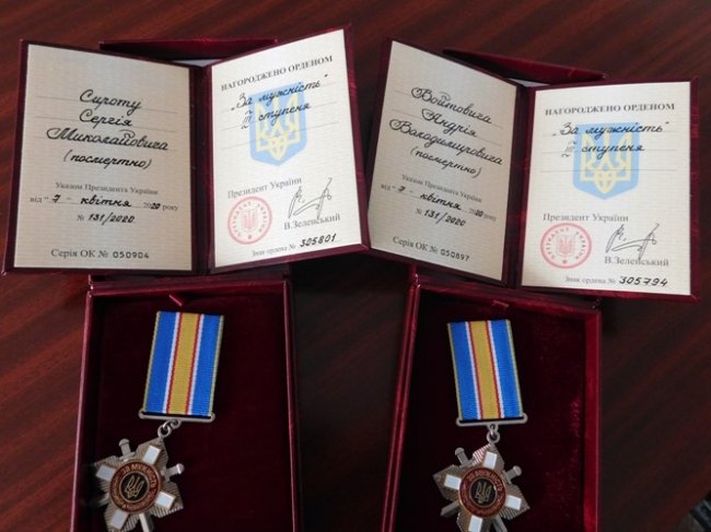 Родинам двох загиблих Героїв з Волині вручили державні нагороди 