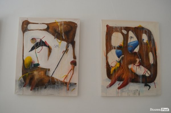 У Луцьку ‒ виставка абстрактного живопису. ФОТО