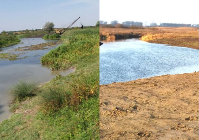 Жителі села під Луцьком розчистили берег річки. ФОТО