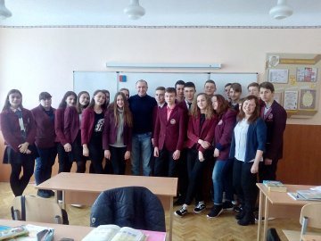Луцький депутат провів відкритий урок у школі