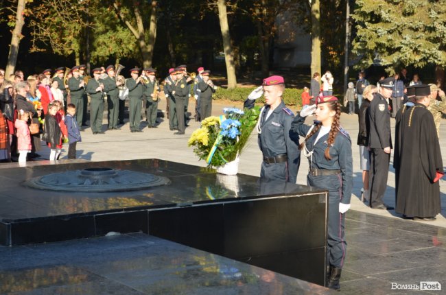 Майбутні правоохоронці: у Луцьку посвятили в ліцеїсти 75 юнаків та дівчат. ФОТО