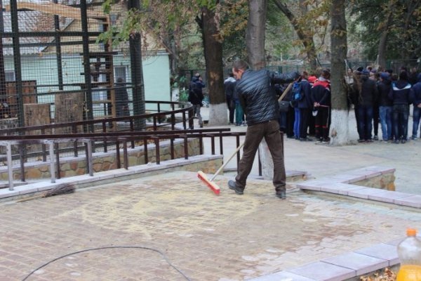 У Луцькому зоопарку наводять чистоту до відкриття. ФОТО