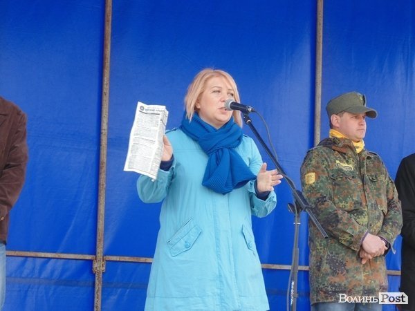 «Нові люди – нова влада», - віче у Луцьку. ФОТО. ВІДЕО