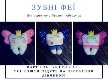 Лучанка продає іграшки, аби назбирати кошти на лікування Насті Абрамчук