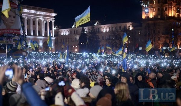 «Океан Ельзи» у золотому складі виступив на Євромайдані. ФОТО. ВІДЕО