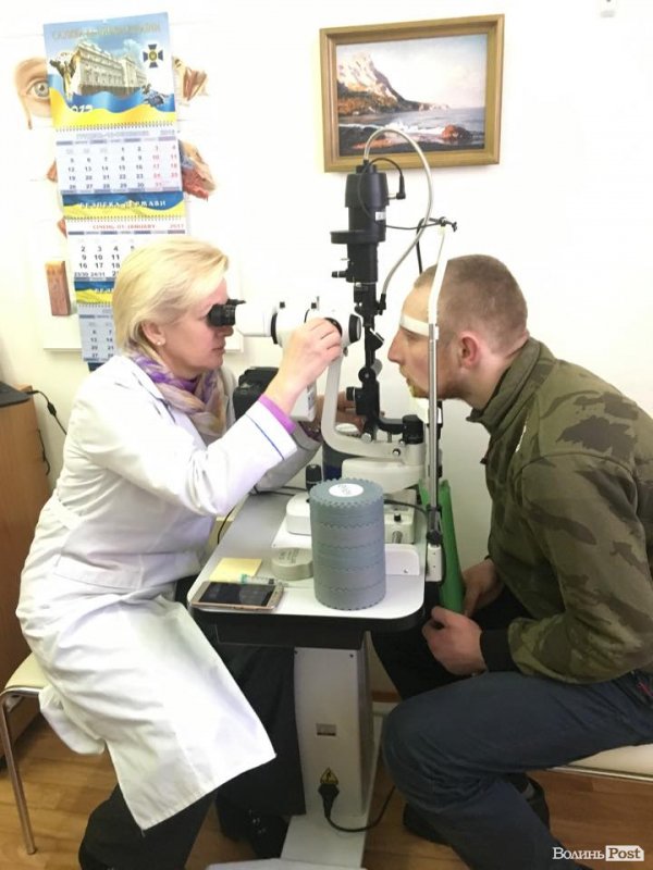 Київські офтальмологи лікують волинських бійців АТО