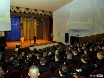 Фото з першого «дня народження» патрульної поліції Луцька