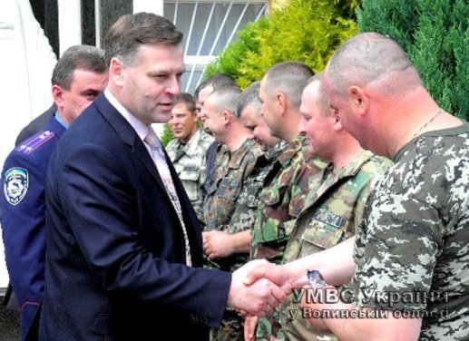 Волинські правоохоронці поїхали в АТО. ФОТО