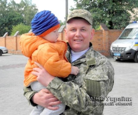 Волинські правоохоронці поїхали в АТО. ФОТО