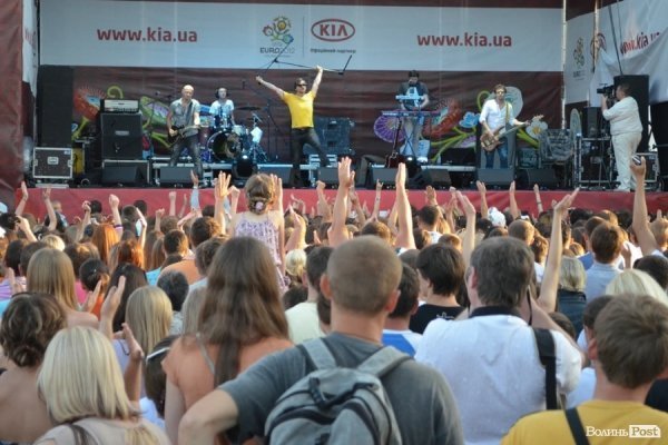 Фінал «Євро-2012» у Луцьку: гурт С.К.А.Й., нагороди, розваги. ФОТО