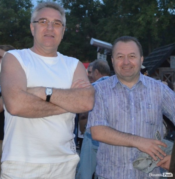 Депутат Луцької міської ради Артур Василевський і секретар міськради Григорій Пустовіт