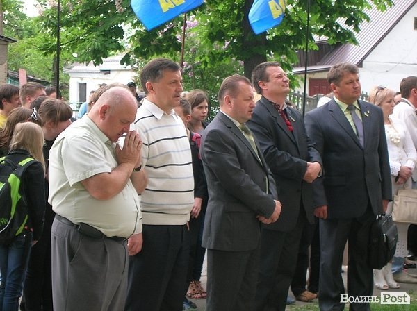 У Луцьку відкрили меморіальну дошку Івану Мазепі. ФОТО