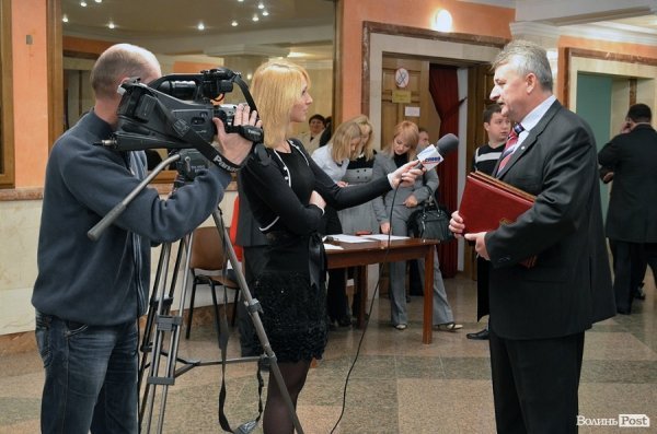 Влада подякувала волинським журналістам за гострі теми. ФОТО